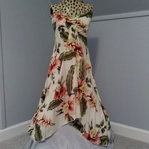 Sexy Tropical Cover-Up Hawaiian Dress